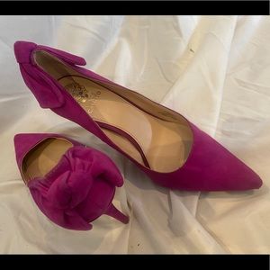 Bow-Back Lipstick Pink Pump